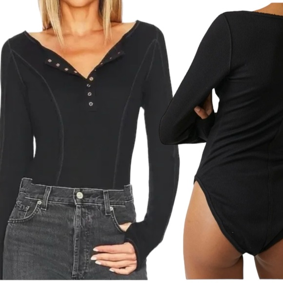FREE PEOPLE SLOANE Bodysuit Size XS NWT - Picture 1 of 7
